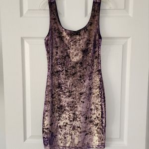 Forever 21 velour dress.